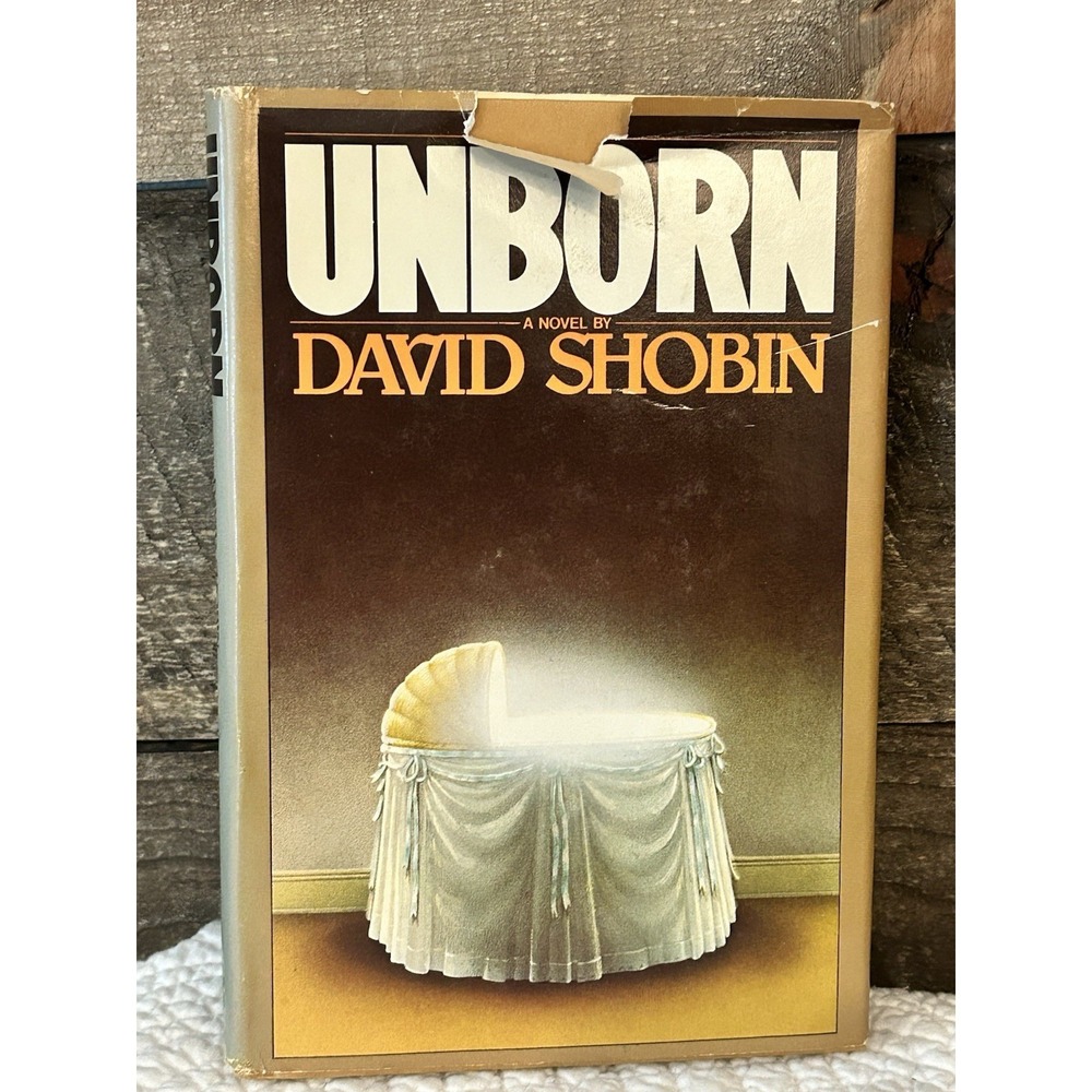 Vintage Hard Cover Book Club Edition The Unborn David Shobin Dust Cover